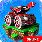 Blocky Cars - Online Shooting Games icon